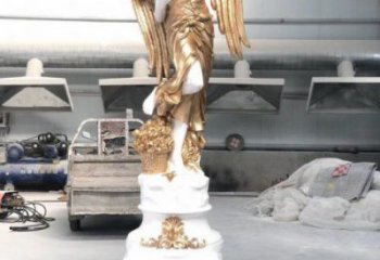城市四季女神雕塑 風(fēng)景區(qū)彩繪雕塑 抽象擺件