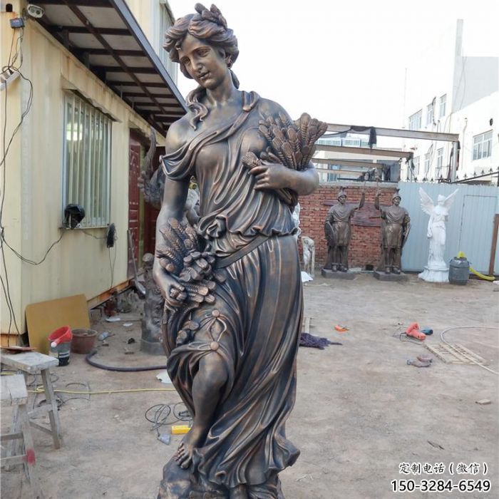 商業(yè)街勝利女神雕塑 售樓處雕塑 民俗擺件