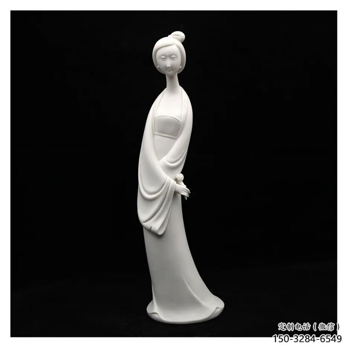 廣場(chǎng)仕女雕塑 公園古代雕塑 抽象擺件