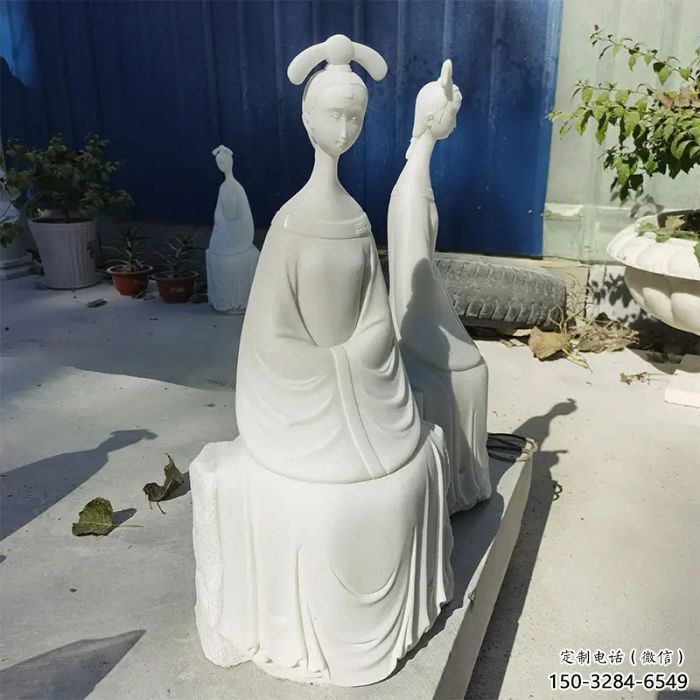 園林仕女雕塑制作 風(fēng)景區(qū)古代雕塑 廣場(chǎng)小品