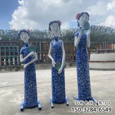 大型美女雕塑 步行街古代雕塑 仿真擺件