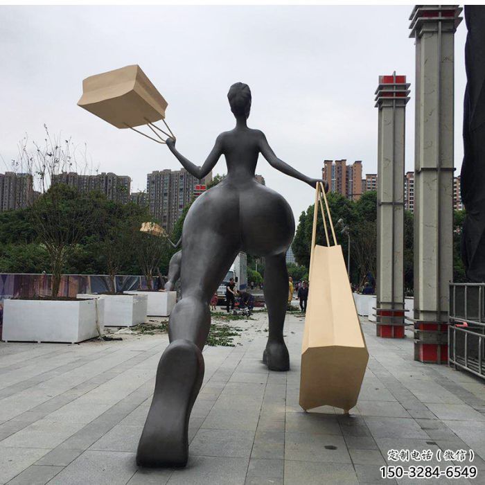 商業(yè)街美女雕塑 售樓處雕塑 古代擺件
