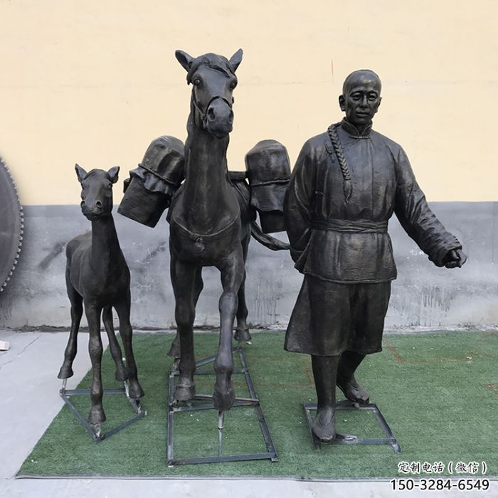 售樓處茶馬古道雕塑 商業(yè)街雕塑 古代擺件 售樓處茶馬古道雕塑 商業(yè)街雕塑 古代擺件