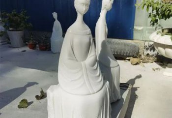 園林仕女雕塑制作 風(fēng)景區(qū)古代雕塑 廣場小品