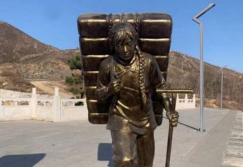 公園絲綢之路雕塑 酒店門(mén)口雕塑 彩繪擺件