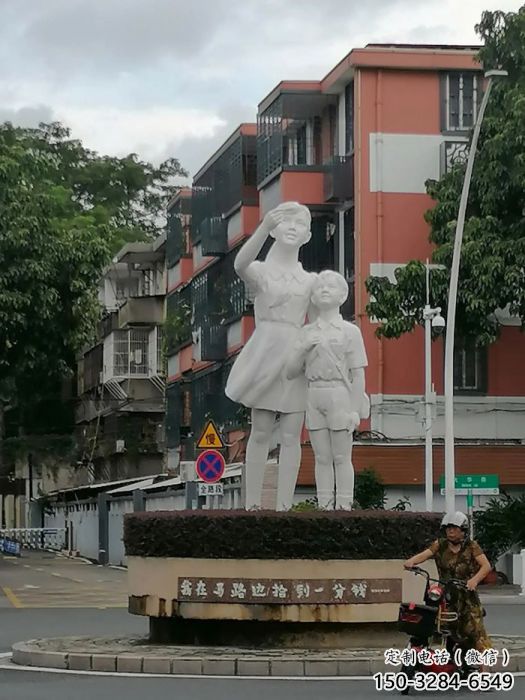 抽象少先隊(duì)員雕塑 店門口彩繪雕塑 學(xué)校擺件 抽象少先隊(duì)員雕塑 店門口彩繪雕塑 學(xué)校擺件