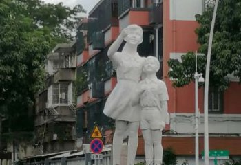 抽象少先隊員雕塑 店門口彩繪雕塑 學(xué)校擺件