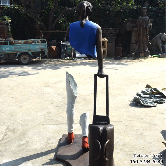 商業(yè)街旅行者雕塑 售樓處雕塑 空心人擺件 商業(yè)街旅行者雕塑 售樓處雕塑 空心人擺件
