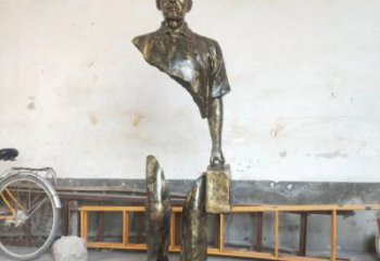城市旅行者雕塑 風(fēng)景區(qū)彩繪雕塑 抽象擺件