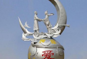 牛郎織女雕塑制作廠家，神話人物，古代人物小品