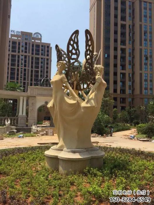 創(chuàng)意天使雕塑 鑄銅景觀小品 公園卡通雕塑 創(chuàng)意天使雕塑 鑄銅景觀小品 公園卡通雕塑
