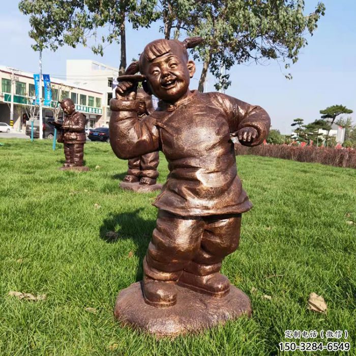 街道小孩子雕塑價(jià)格 現(xiàn)代景觀玩耍雕塑 彩繪童趣雕塑 街道小孩子雕塑價(jià)格 現(xiàn)代景觀玩耍雕塑 彩繪童趣雕塑