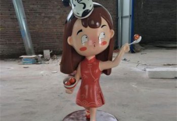 廚師雕塑制造商 景觀校園卡通雕塑 商業(yè)街動(dòng)漫雕塑