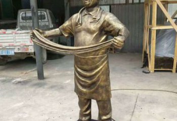 創(chuàng)意廚師雕塑廠家 啞光卡通雕塑 公園動(dòng)漫雕塑