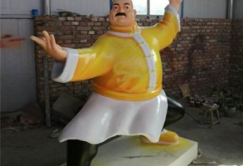 大型廚師雕塑供應(yīng)商 卡通步行街動(dòng)漫雕塑 彩繪卡通雕塑