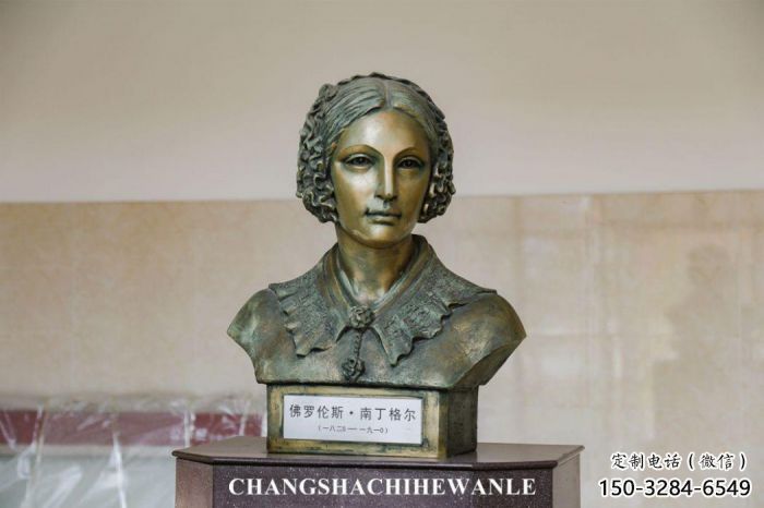 創(chuàng)意南丁格爾雕塑廠 鑄銅名人雕塑 公園頭像雕塑 創(chuàng)意南丁格爾雕塑廠 鑄銅名人雕塑 公園頭像雕塑