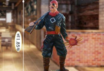 草地海盜雕塑廠(chǎng) 現(xiàn)代校園卡通雕塑 大型動(dòng)漫雕塑