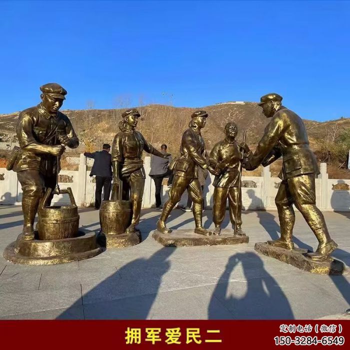 房地產(chǎn)紅軍雕塑廠 現(xiàn)代景觀抗戰(zhàn)雕塑 幾何革命雕塑