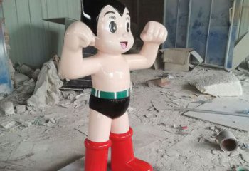 門口玩偶雕塑廠家 售樓處卡通雕塑 彩繪小品