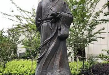 園林張仲景雕塑廠 大型景觀藥王雕塑 中式名醫(yī)雕塑