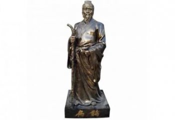 玻璃鋼扁鵲雕塑 歐式步行街名醫(yī)雕塑 大型商場(chǎng)藥王雕塑