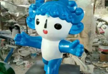 室內(nèi)福娃雕塑 仿真體育雕塑 大型奧運(yùn)雕塑