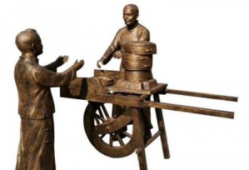 茶道雕塑生產(chǎn)商 景觀民俗雕塑 商業(yè)街制茶雕塑