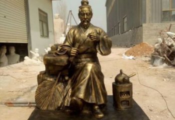 大型茶道雕塑 玻璃鋼民俗雕塑 房地產(chǎn)制茶雕塑