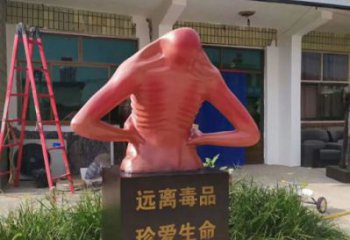 林則徐雕塑 烤漆大型名人雕塑 玻璃鋼肖像雕塑