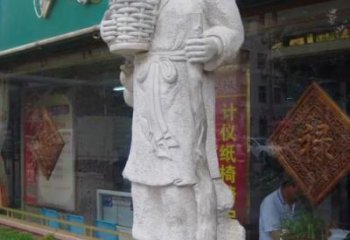 步行街李時珍雕塑 景觀古代雕塑 玻璃鋼名醫(yī)雕塑