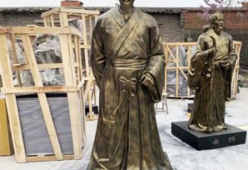 李時珍雕塑價格 景觀美陳古代雕塑 噴漆名醫(yī)雕塑