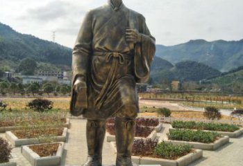 提供李時珍雕塑 仿真景觀人物雕塑 烤漆名醫(yī)雕塑