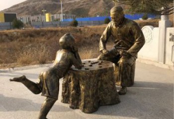 大型商場(chǎng)下象棋雕塑價(jià)格 仿真雕塑 戶外民俗雕塑