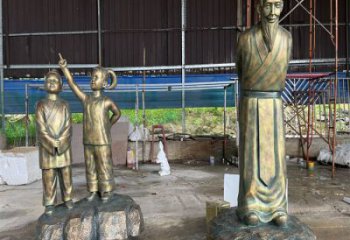 別墅區(qū)看書雕塑廠家 仿真學(xué)生雕塑 大型人物雕塑