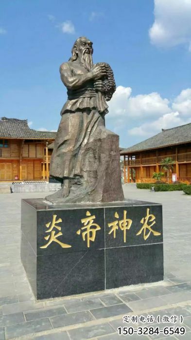玻璃鋼皇帝雕塑 創(chuàng)意古代雕塑 別墅區(qū)雕塑