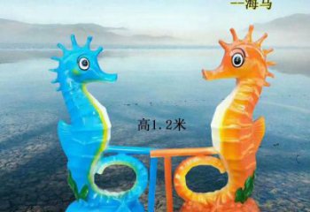 海洋館河馬雕塑，卡通彩繪雕塑，動漫工藝