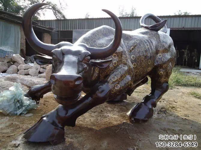 水牛雕塑制作，田間景觀小品，抽象原理
