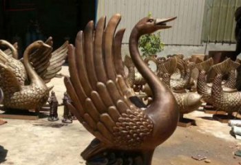 戶(hù)外鴨子雕塑廠家，仿真動(dòng)物， 烤漆工藝