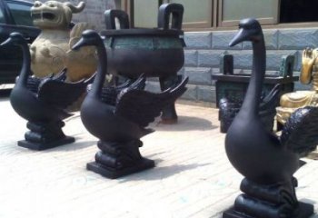 鴨子雕塑廠家，仿真動物， 動物雕塑生產(chǎn)