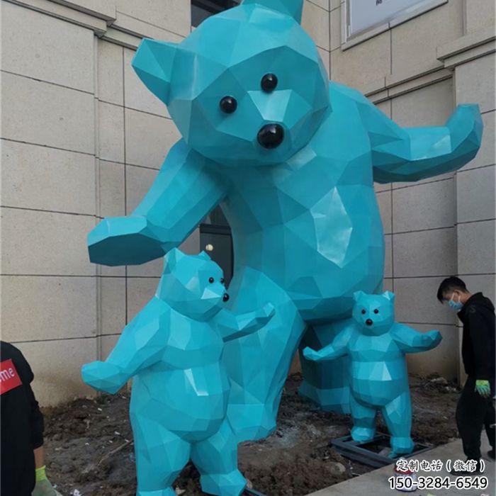 大熊雕塑廠家，酒店房地產(chǎn)雕塑，仿真景觀小品