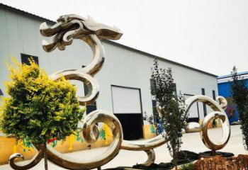 戶外龍形雕塑廠家，動(dòng)物擺件，城市園林?jǐn)[件