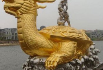 海龜?shù)袼芗庸S，神獸動(dòng)物，仿古公園廣場(chǎng)擺件