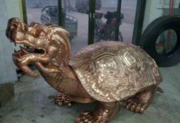 抽象海龜?shù)袼軓S家 店門口彩繪雕塑 步行街?jǐn)[件