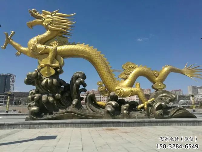 生產(chǎn)龍頭雕塑廠，動物雕塑效果圖，房地產(chǎn)售樓處擺件