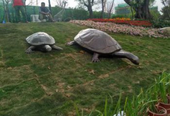 公園海龜?shù)袼苌a(chǎn)商 酒店門口雕塑 彩繪擺件