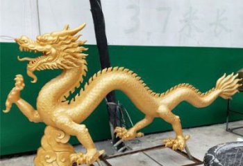 加工龍頭雕塑廠家，廣場(chǎng)動(dòng)物雕塑，房地產(chǎn)售樓處擺件