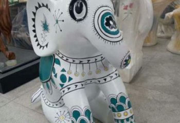 仿真小象雕塑生產(chǎn)商，動漫動物系列，仿真工藝效果