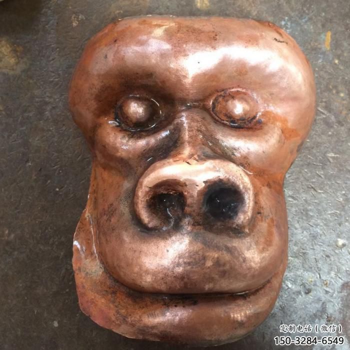 校園猩猩雕塑廠家，動物題材，仿古工藝