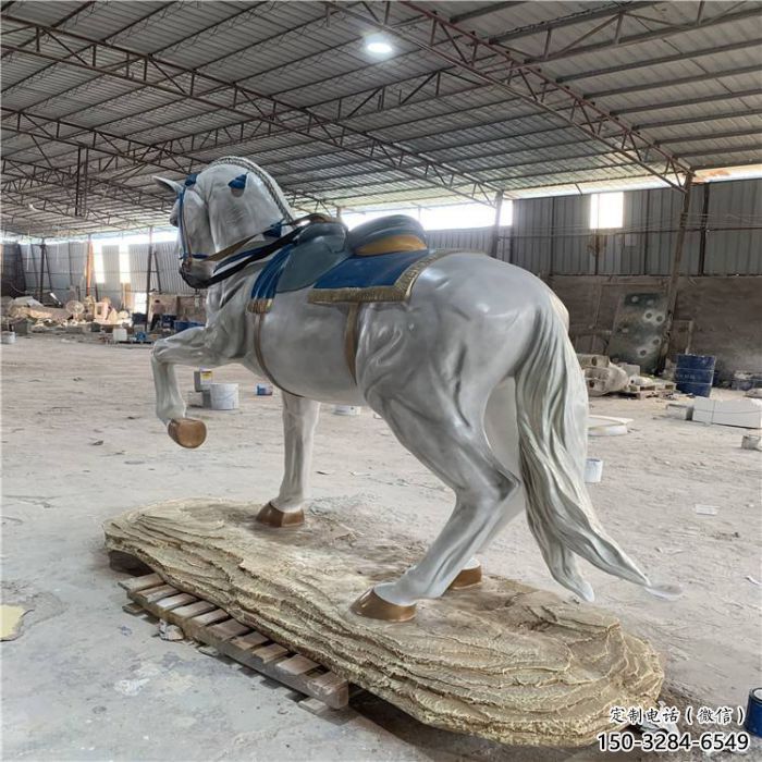 室內(nèi)戰(zhàn)馬雕塑生產(chǎn)商，景觀題材，仿真效果工藝