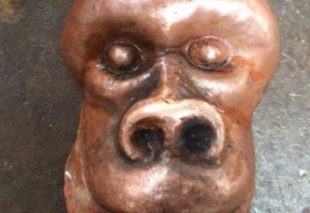 校園猩猩雕塑廠家，動物題材，仿古工藝